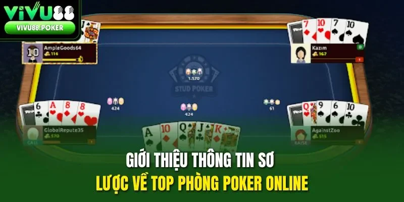Giới thiệu thông tin sơ lược về top phòng Poker online